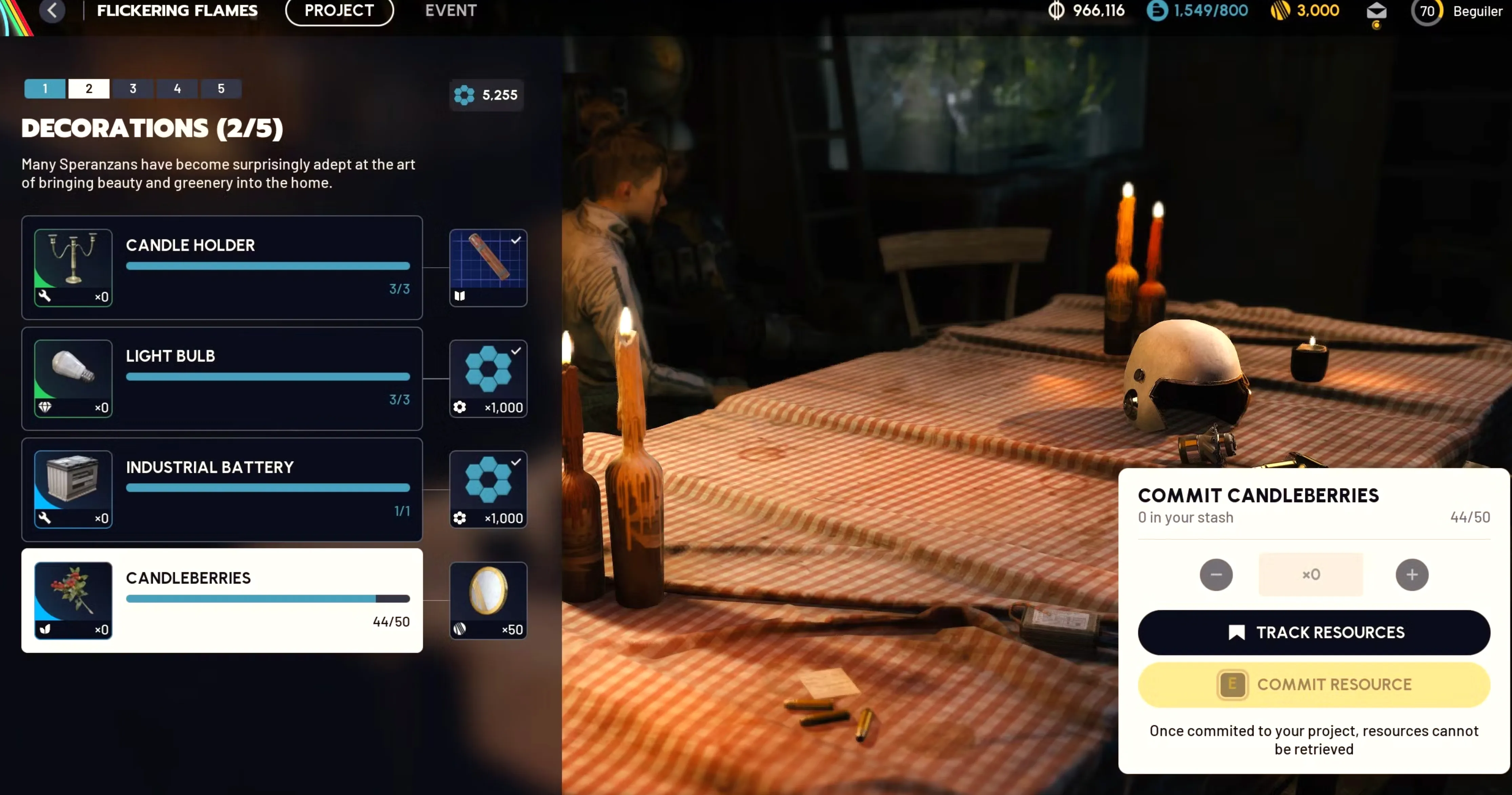 Flickering Flames Project